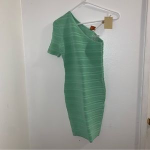 NWTS Torn by Ronny Kobo women’s size small one shoulder mini dress